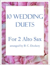 10 Wedding Duets for 2 Alto Sax P.O.D. cover